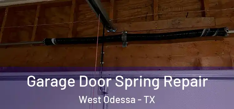  Garage Door Spring Repair West Odessa - TX