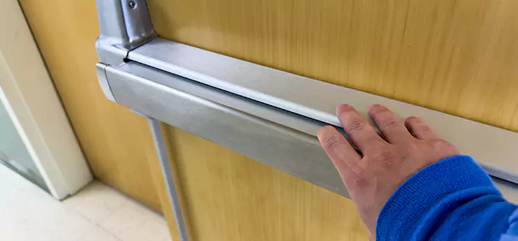 Installing a Push Bar on a Door West Odessa