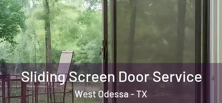  Sliding Screen Door Service West Odessa - TX